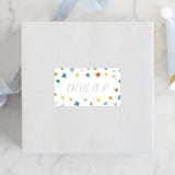 "let's pARTy!" - Children's Birthday Party Stickers in Frost by Ellen Schlegelmilch - Front
