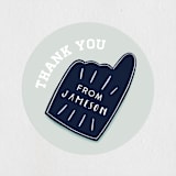 "Sports" - Children's Birthday Party Stickers in Navy by JeAnna Casper - In Use