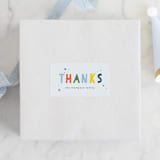 "One is So Fun" - Children's Birthday Party Stickers in Dino by Ashlee Townsend - Front