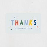 "One is So Fun" - Children's Birthday Party Stickers in Dino by Ashlee Townsend - In Use