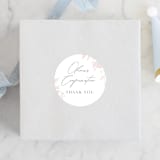 "blushed" - Children's Birthday Party Stickers in Peony by Nicoletta Savod - Front