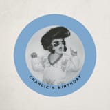 "birthday hat" - Children's Birthday Party Stickers in Lemon by Jennifer Lew - Front