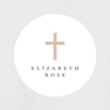 "simple cross" - Children's Birthday Party Stickers in Cloud by Phrosné Barwood - In Use