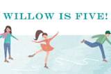 "playful ice rink" - Children's Birthday Party Stickers in Glacier by Karidy Walker - In Use