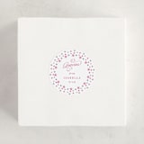 "Confetti Sparkle" - Children's Birthday Party Stickers in Berry by Olivia Raufman - In Use