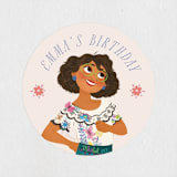"Magical fiesta" - Children's Birthday Party Stickers in Vanilla by Sabrin Deirani - In Use