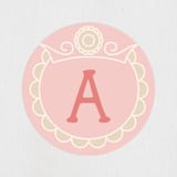 "Princess Carriage" - Children's Birthday Party Stickers in Cherry Blossom by Erin Niehenke - Front