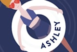 "Blue Water" - Children's Birthday Party Stickers in Navy by Haley Warner - In Use