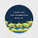 "Disney and Pixar's Toy Story Birthday Claw" - Children's Birthday Party Stickers in Star Alliance by Jackie Crawford - In Use