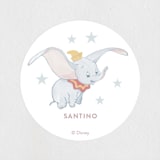 "Disney's Dumbo" - Children's Birthday Party Stickers in Sugar by Teju Reval - In Use