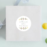 "Disney Princess Party" - Children's Birthday Party Stickers in Silk by JeAnna Casper - Front