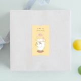 "Disney Enchanted Beauty And The Beast Tea Party" - Children's Birthday Party Stickers in Lemonade by Rebecca Smith - Front