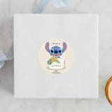 "Disney Keiki Cake" - Children's Birthday Party Stickers in Coconut by Griffinbell Paper Co. - Front