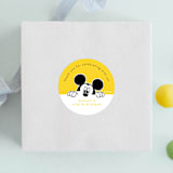 "Disney's Mickey Mouse Birthday Fun" - Children's Birthday Party Stickers in Sunshine by Julee London - Front