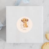 "Simba from Disney's The Lion King" - Children's Birthday Party Stickers in Bamboo by Teju Reval - Front