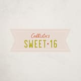 "License Plate" - Children's Birthday Party Stickers in Citrus by taylorVdesign - Front
