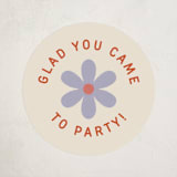 "Sweet Rollin'" - Children's Birthday Party Stickers in Blush by Kiersten Garner - Front