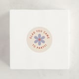 "Sweet Rollin'" - Children's Birthday Party Stickers in Blush by Kiersten Garner - In Use