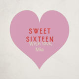 "Dancing Queen" - Children's Birthday Party Stickers in Pretty in Pink by Helena Vitto - Front