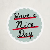 "guest check" - Children's Birthday Party Stickers in Mint by Jennifer Lew - Front