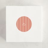 "Marfa" - Children's Birthday Party Stickers in Coral by Blustery August - In Use