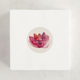 "Lotus" - Children's Birthday Party Stickers in Petal by Gwen Bedat - In Use
