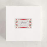 "Folklore Bloom" - Children's Birthday Party Stickers in Cherry by Ana de Sousa - In Use