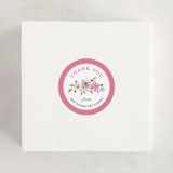 "Flores" - Children's Birthday Party Stickers in Peony by Sarah Knight - In Use