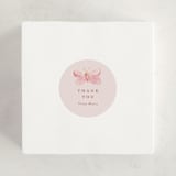 "Dreamy Butterflies" - Children's Birthday Party Stickers in Petal by Teju Reval - In Use