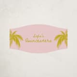 "Palm" - Children's Birthday Party Stickers in Sunshine by Gwen Bedat - Front
