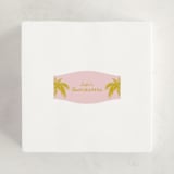 "Palm" - Children's Birthday Party Stickers in Sunshine by Gwen Bedat - In Use