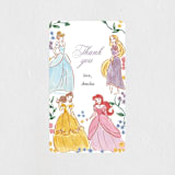 "Disney Princess Garden Party" - Children's Birthday Party Stickers in Buttercream by Cass Loh - In Use