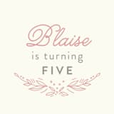 "floral five" - Children's Birthday Party Stickers in Petal by Anastasia Makarova - In Use