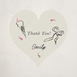 "Sweets & Treats" - Children's Birthday Party Stickers in Licorice by Sarah Rosenthal - Front