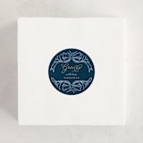 "In the Spotlight" - Children's Birthday Party Stickers in Midnight by Paper Sun Studio - In Use