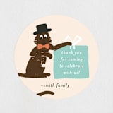 "Birthday Bus" - Children's Birthday Party Stickers in Sour Apple by Shiny Penny Studio - Front