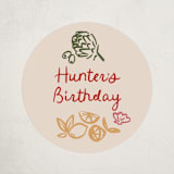 "That's Amore." - Children's Birthday Party Stickers in Chili Pepper by Jenna Holcomb - Front