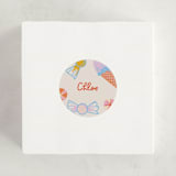 "Super Sweet" - Children's Birthday Party Stickers in Cookie by Lissabeth Anglin - In Use