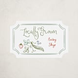 "Locally Grown Sketch" - Children's Birthday Party Stickers in Meadow by Jenna Holcomb - Front
