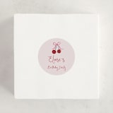 "vintage birthday cake" - Children's Birthday Party Stickers in Blush by Cass Loh - In Use