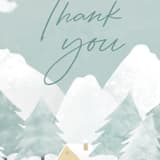 "Calm Winter" - Children's Birthday Party Stickers in Frost by Adelyn T. - In Use