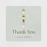"Geometric Cross" - Children's Birthday Party Stickers in Serene by Pati Cascino - In Use