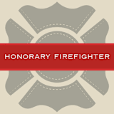 "firehouse" - Children's Birthday Party Stickers in Firetruck by Julee London - In Use