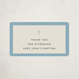 "Chapel" - Children's Birthday Party Stickers in French Blue by Megan Davis - Front