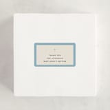 "Chapel" - Children's Birthday Party Stickers in French Blue by Megan Davis - In Use