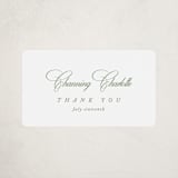 "Chic Script" - Children's Birthday Party Stickers in Garden by Kelly Schmidt - Front