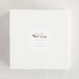 "Ribbonly Frame" - Children's Birthday Party Stickers in Blush by Itsy Belle Studio - In Use