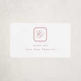 "Bowery" - Children's Birthday Party Stickers in Rose by Megan Davis - Front