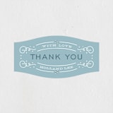 "Wintery Fun" - Children's Birthday Party Stickers in Frost by Leah Bisch - Front