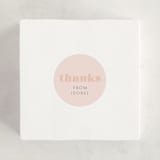 "Glittery" - Children's Birthday Party Stickers in Blush by Angela Thompson - In Use